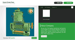 Desktop Screenshot of oilexpellerindia.com