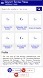Mobile Screenshot of oilexpellerindia.com